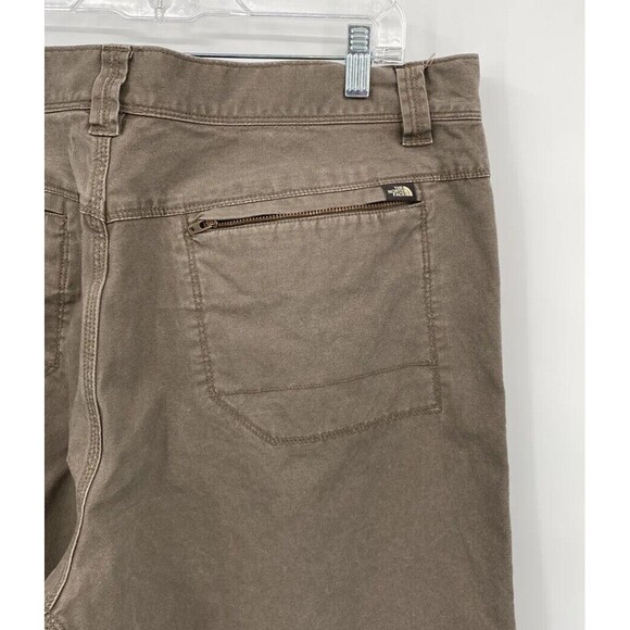 The North Face Mens Stretch Straight Leg Jeans Pants Brown Size 40 - Picture 3 of 12